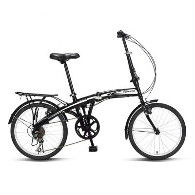 China Good Quality Forever Brand Steel 20 Inch Steel Frame Grip Folding Bike Non-Slip Bicycle for sale