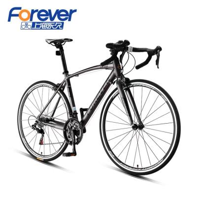 China New Arrival Hot Sale Forever Alloy 700C Steel Frame 8 Speed ​​Steel Fork Road Bicycle Bike for sale