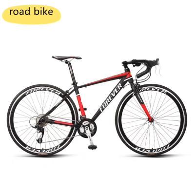 China New Design Aluminum Alloy Road Bicycle Dual Disc Brakes Bike Racing 700C Cycling Road Bike for sale