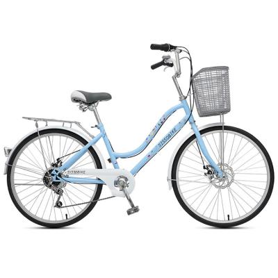 China hot sale street city bike 24 inch 26 inch bicycle upgraded version city bike bicycles for women for sale