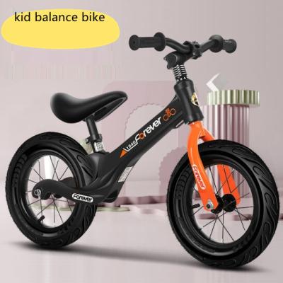 China Manufacturer Wholesale Aluminum Alloy Lightweight Single Speed ​​Child Balance Bike 12inch Kids Push Bike for sale