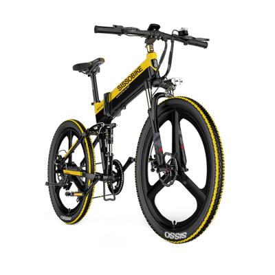 China Aluminum alloy new model good quality 26 inch city bike folding aluminum allloy electric bicycle for sale