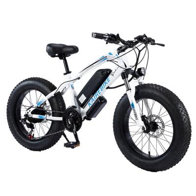 China 2022 New Design 36v 350w Carbon Steel Fat Tire Steel Tire Electric Bike Bicycle for sale