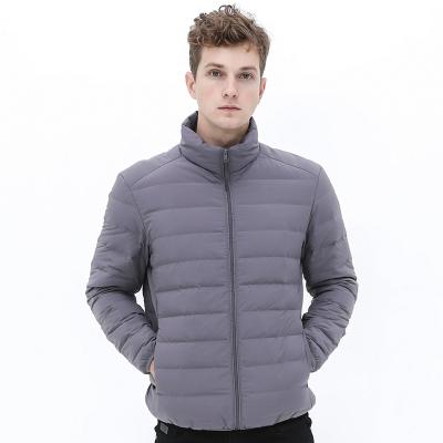 China Lightweight And Comfortable Trend After Stand Collar White Duck Men's Jacket Winter Jacket for sale