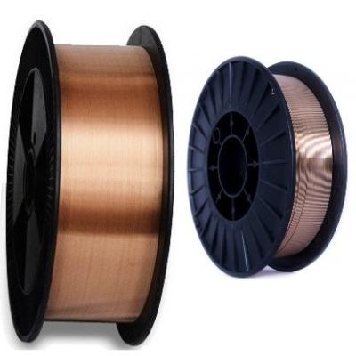 China Car Factory Silicon MIG Wire 0.8mm 15kg AWS ER70S-6 CO2 Bronze Welding Wire for sale