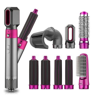 China Auto Curling 8 in 1 Auto Ceramic Rotating Hair Curler, Ceramic Ionic Auto Hair Curling, Durable Auto Curling Shape Hair Curler Iron for sale