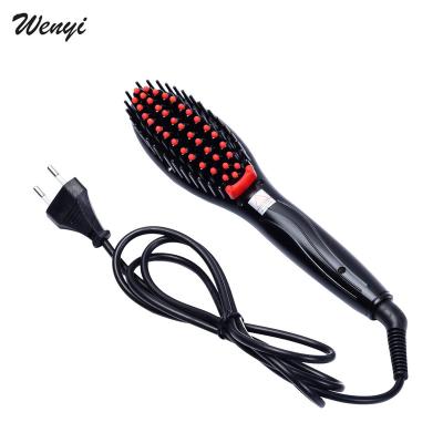 China Hotel Hair Comb Brush Care Styling Personalized Hair Straightener Flat Iron Automatic Massager Straightening Irons SimplyFast Hair Iron for sale