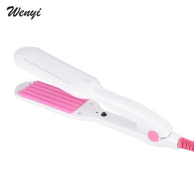 China Hotel Wrinkled Small Hair Chapinha Hair Straightener Flat Crimper Waves Hair Curlers Fluffy Curling Irons Styling Tools for sale