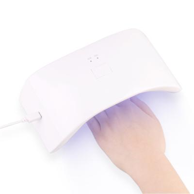 China 2021 Nail Lamp USB 24w Nail Lamp Mini Portable UV Nail Dryer UV Lamp Led Light LG-9X for sale