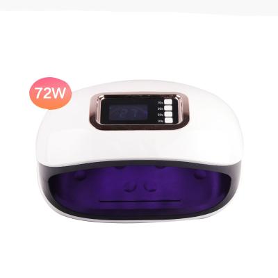 China H4plus high quality UV lamp sunuv 72w nail lamp 2 handed nail dryer UV gel lamp led nail LG-H4 PLUS for sale