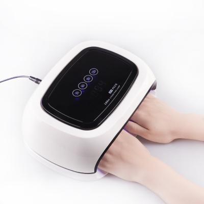 China H5plus Large Space Four Gear Timing Touch Screen Led Nail Lamp 108w Professional Led Lamp Two Hands LG-H5 PLUS UV for sale