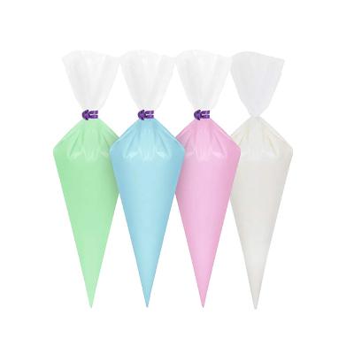 China High Quality Disposable Transparent Blue Custom Pastry Plastic Bag for sale