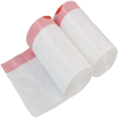 China Hot Selling Biodegradable Disposable Custom Design Plastic Garbage Waste Bag With Drawstring for sale