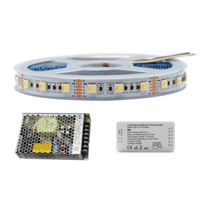 China Hotel 5in1 RGB+CCT RGB LE TDC LED Strip With 12-24V Zigbee RGB LED Controller for sale