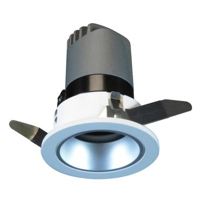 China Hotel 5W 7W Recessed LED COB Spot Light Spotlight Dimmable LED Lights for Hotel Resort Projects with Silver Mask for sale