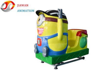 China Stelde het glasvezel Materiële Muntstuk Kiddie-de Machine van de Rittenschommeling voor Kinderen in werking Te koop