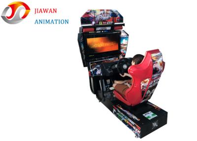 China Colorful Led Multi Game Arcade Cabinet Dynamic Steering Wheel And Seat for sale