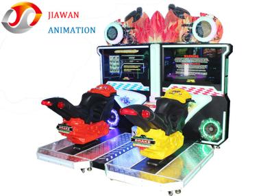 China Twins Motor Racing Simulator Game Machine 42 Inches Display For Adult for sale