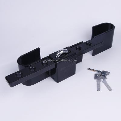 China Barrier Seals PY-2013 Heavy Duty Container Door Lock Black Padlock For Truck for sale