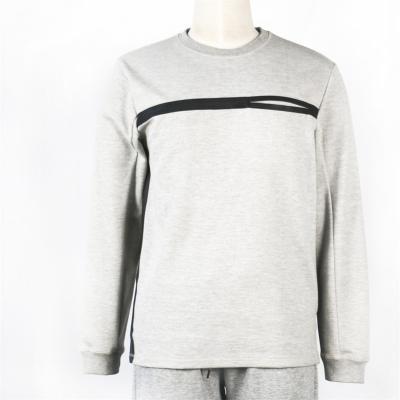 China Hot sale men's soft/fashion sports /leisure/design low price 55%cotton 40%polyester 5%spendex knitting fabric sweatshirt for sale