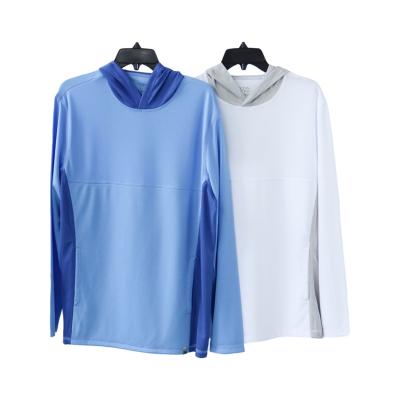 China New Custom Logo UPF50+/SOFT/Moisture Sweat Absorption Polyester Mesh Cloth Men's Shirt Men's 100% Long Sleeve UPF50 T-Shirts for sale