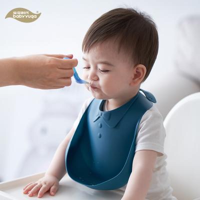 China Original Factory Directly Sell Eco - Friendly Folding Silicon Bib Baby BH-403 for sale