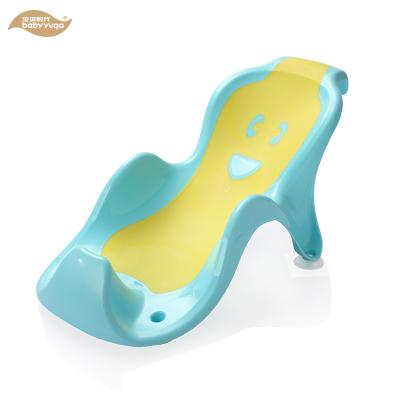 China Eco-freindly Plastic Baby Shampoo Chair Candy Color Kids Bath Chair for sale