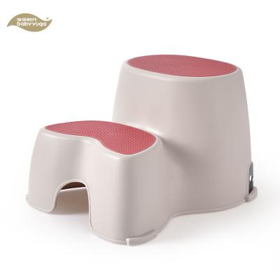 China Latest Design Stepping Stool Plastic Toddlers Two Step Stools For Kids for sale