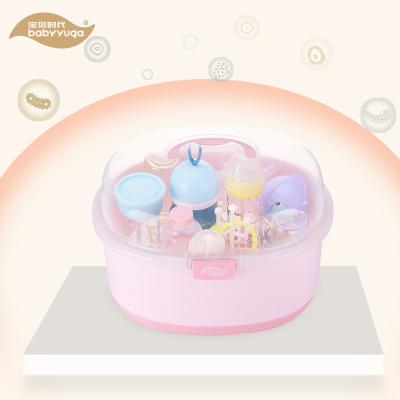 China Viable Kids Necessary Storage Box PP Plastic Foldable Baby Bottle Drying Rack for sale