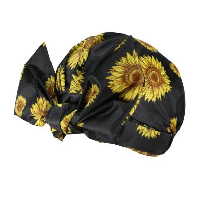 China HZM-19066 Luxury Stocked Women's Shower Hat - Raincoats, Reusable Shower Hats (Sunflower) for sale