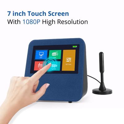 China Mini Portable TV Rechargeable Kitchen Portable TV Mini Portable DVB 6000 mAh Battery Mini TV for sale