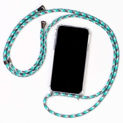 China Shockproof For iPhone 11 Case Pro Hard Acrylic Cell Phone Mobile Case Collar Case With Shoulder Neck Straps for sale