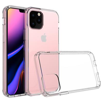 China New Eco-friendly Clear Acrylic Covers Phone Case For iPhone 2019 New TPU Drop Proof Hard Clear Phone Case for sale