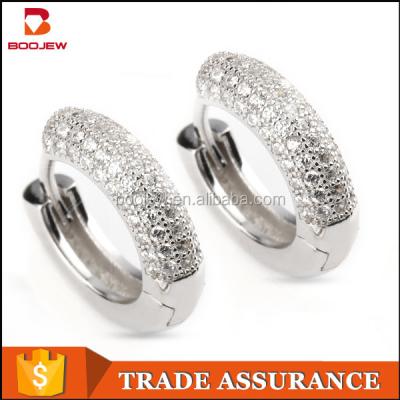 China Pure silver female earring fashion khazana charm earring designs pure silver for women with gold plated for sale