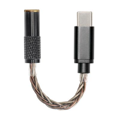 China Mobile phone type c to female 3.5mm HIFI cable LOSSLESS for audio and mobile phone connectors for sale