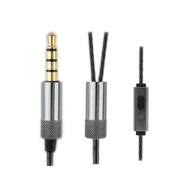 China Speaker earphone cable with MIC metal plug for ipad mp3 mobile computer for sale