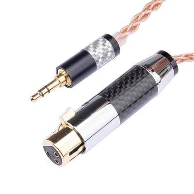 China Stereo microphone 3.5mm jack speaker mircophone XLR 3pin Hi-Fi core and video aux wire. from cable to conductor for sale