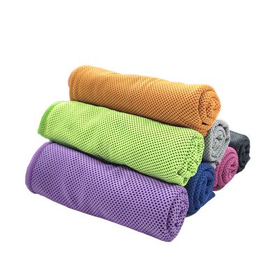 China Custom Cooling Microfiber Drying Towel China Custom Ice Single Loop Hand Sports Gym Supplier Custom Cooling Towel for sale