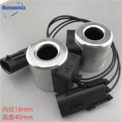 Cina 12V/24V bobina di valvola solenoide 0D13105130 3003124 per escavatore YC60-7 R60-7 SY75 in vendita