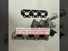 Geofrey 7633795 11659895980 11657633795 Turbo Charger Turbocharger Compatible For BMW 116i 118i 218i 318i 418i 109PS 136PS