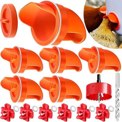 China Chicken birds pigeon quail Factory supply plastic diy automatic chicken poultry feeder gravity port equipment for sale