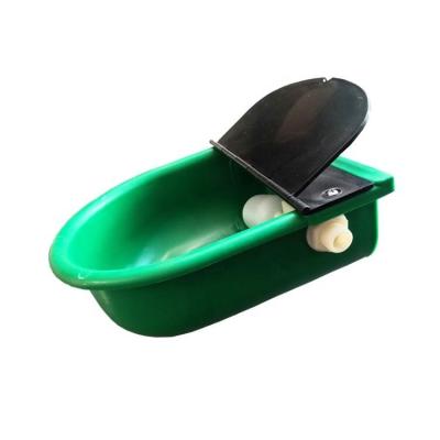 China Sheep Factory price green plastic farm equipment sheep goat cow cattle water bowl for sale