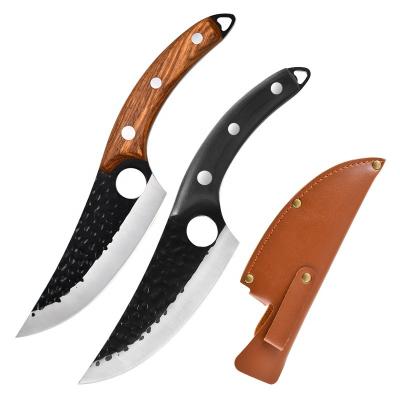 China Viable Professional Serbian Boning High Carbon Steel Chef Knife Butcher Knives For Kitchen for sale