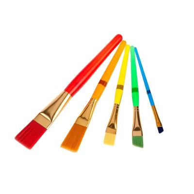 China Wholesale Artist Painting Brush Bristle of Craft/Watercolor/Acrylic Painting/Tempra/Gouahce 5pcs for sale