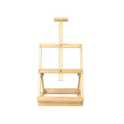 China Professional High Quality Multifunctional Wooden Bamboo Drawing Set Floor Standing Stand Painting Easel for sale