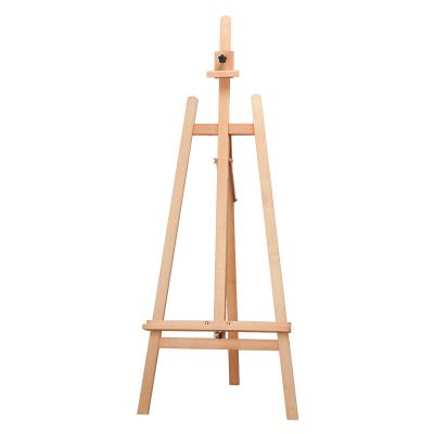 China Adjustable Solid Artist Easel, Studio Lift Painters Large Wooden Easel Beech Wood Easel for Adults for sale