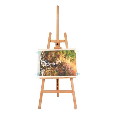 China Floating Factory Wholesale 150cm Portable Beech Wood Tripod Easel for sale