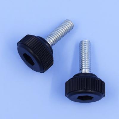 China Taichen China Round Head Natural Plastic Round Knurling Thumb Screw for sale