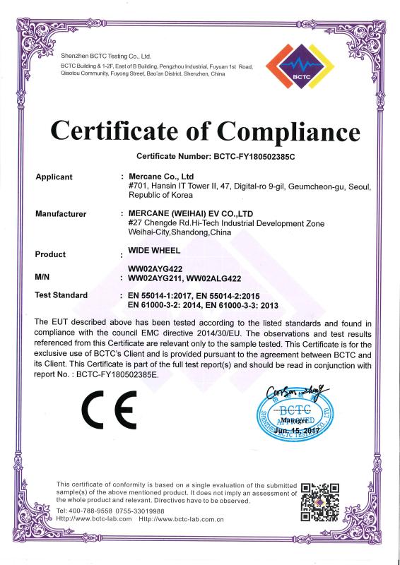 CE - Shenzhen Yeslaud Intelligent Technology CO.,Ltd.