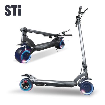 China New Model Aluminum Alloy Wide Wheel 48V 500W Hub Motor Electric Kick Scooter for sale